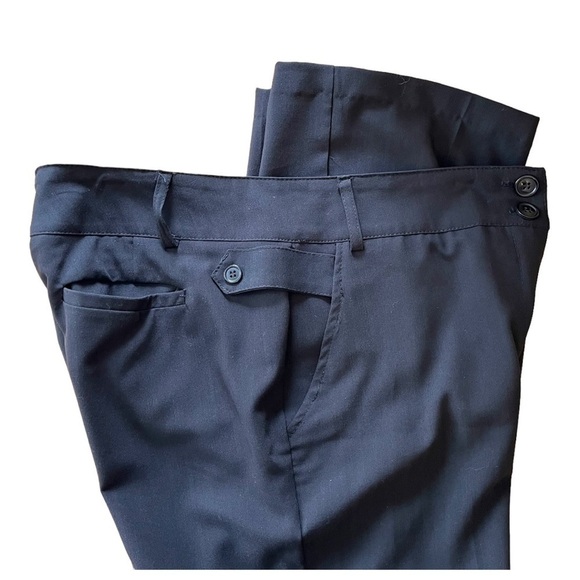 Jessica High Waisted Straight Black Pants with Nice Details (Wardrobe Essential) - Picture 2 of 10